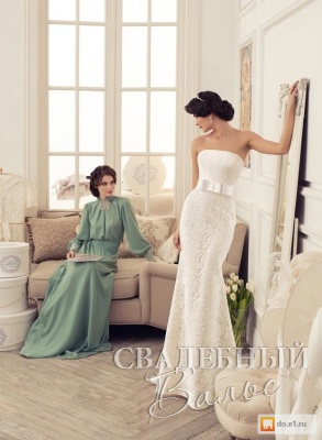 Продам Силуэтное свадебное платье. Шикарное кружево.